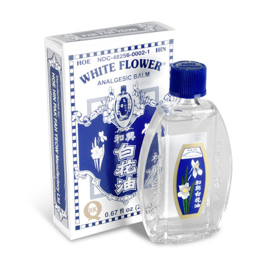 White Flower Oil (Analgesic Balm) – by Hoe Hin Pak Fah Yeow, 20 mL