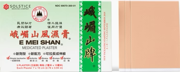 E Mei Shan (Jako Kokotsu) Medicated Plaster – 5 Plasters (3.8 x 2.75 in)